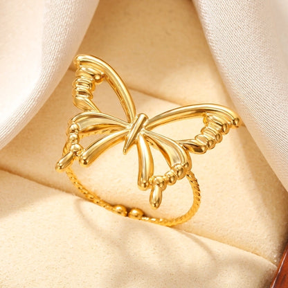 Butterfly Ring [304 nerezový ocel]