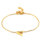 Letter Bracelets [304 Stainless Steel,18K Gold Plated]