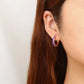 Color Block Epoxy Earrings [304 Stainless Steel,18K Gold Plated]