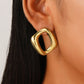 Mix Designs Earrings [304 Stainless Steel, 18K Gold Plated]