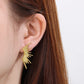 Sun Earrings [304 Stainless Steel, 18K Gold Plated]