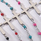 Enamel Cross Bracelet [Stainless Steel]