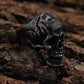 Hip-Hop Punk Streetwear Skull 304 Stainless Steel Halloween Men'S Rings