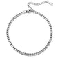 Silver Curb Chain Anklet [304 Stainless Steel]