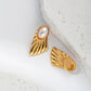 Mix Pearl Designs Earrings [304 Stainless Steel,14K Gold Plated]