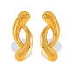 Irregular Solid Color Earrings [304 Stainless Steel,18K Gold Plated]