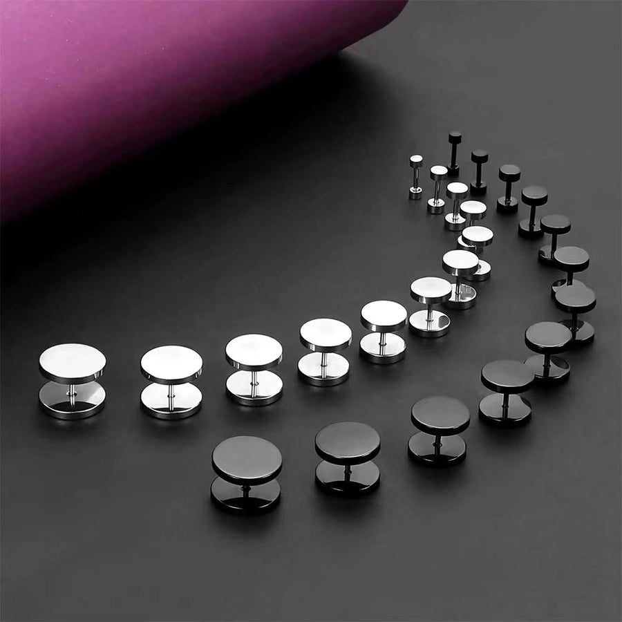 Basic Simple Style Geometric Stud Earrings [304 Stainless Steel]