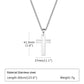 Classic Style Cross Pendant Necklace [304 Stainless Steel]