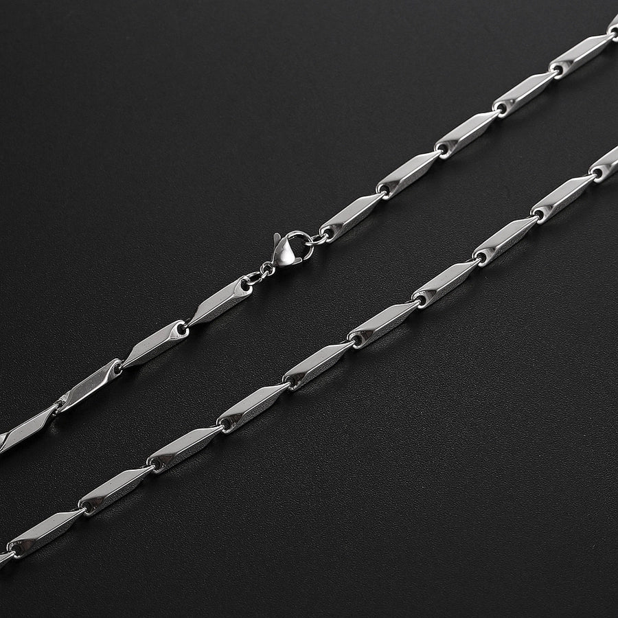 Hip-Hop Solid Color Chain Necklace [304 Stainless Steel]