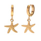 Boucles d'oreilles de requin dauphin [304 en acier inoxydable, 18 carats en or]