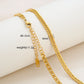 Chain Necklace [304 Stainless Steel,18K Gold Plated]