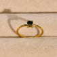 Zircon  Open Ring [201 Stainless Steel, 18K Gold Plated]