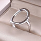 Hollow Oval Ring [304 Stainless Steel]