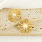 Dandelion Artificial Pearls Earrings [304 Stainless Steel,18K Gold Plated]