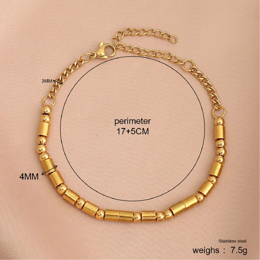 Memory Card Bracelets [304 Stainless Steel,18K Gold Plated]