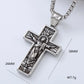 Punk Cool Style Cross Necklace Pendant [304 Stainless Steel]