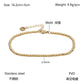 Elastic Beaded Bracelet [304 Stainless Steel, 18K Gold Plated]