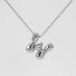 Letter Pendant Necklace [304 Stainless Steel,18K Gold Plated]