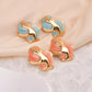 Pastel Animal Print Earrings [304 Stainless Steel]