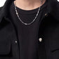 Hip-Hop Retro Solid Color Men'S Necklace [304 Stainless Steel]