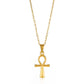 Cross Hand Pendant Necklace  [304 Stainless Steel]