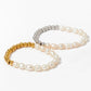 Heart Shape Zircon Bracelet [304 Stainless Steel,16K Gold Plated]