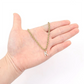 Letter Rope Chain Anklet [201 Stainless Steel, 14K Gold Plated,Copper]