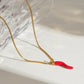 Chili Pepper Necklace [304 Stainless Steel]