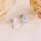 Heart Shape Acrylic Jewelry Set Earrings [304 Stainless Steel, 18K Gold Plated]