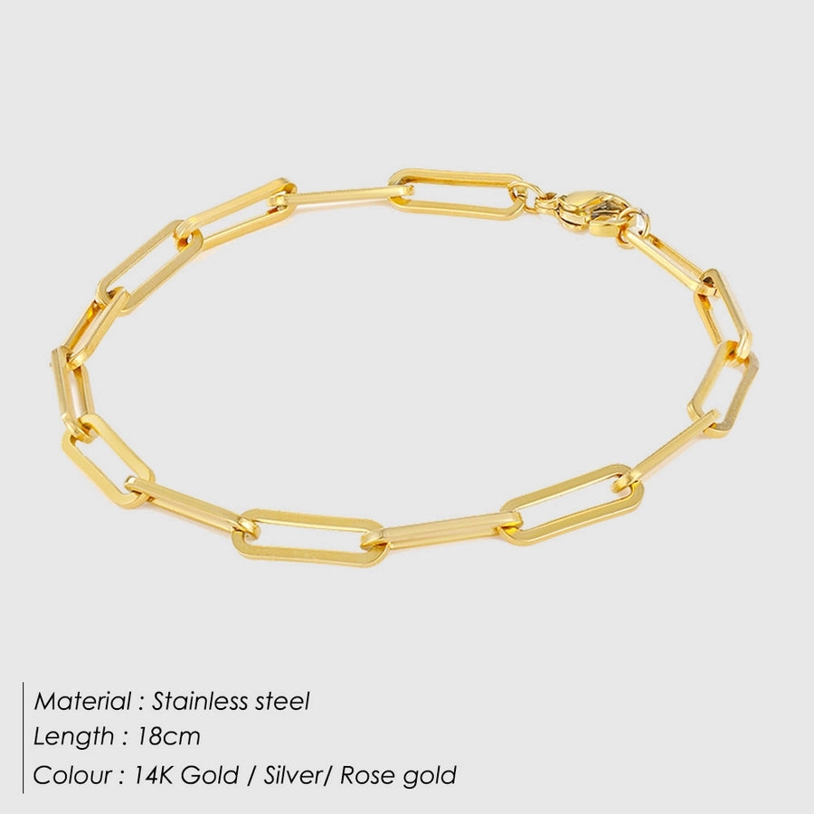 Thin Link Chain Bracelet [316 Stainless Steel]