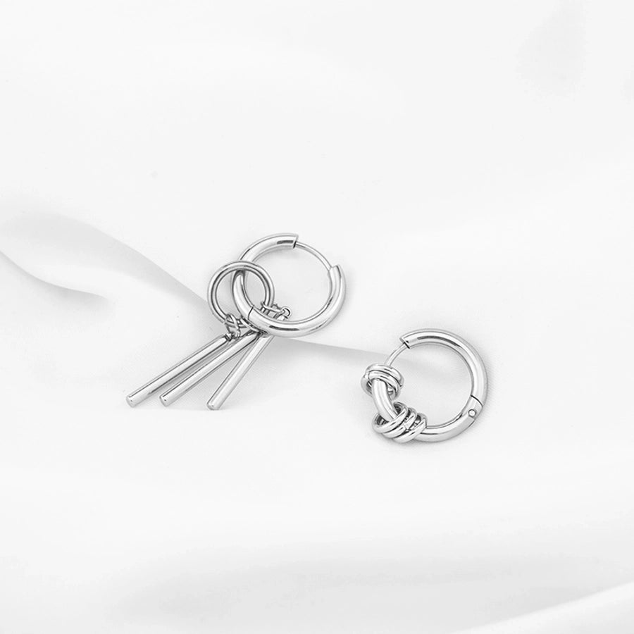 Asymmetrical Drop Earrings [304 Stainless Steel]