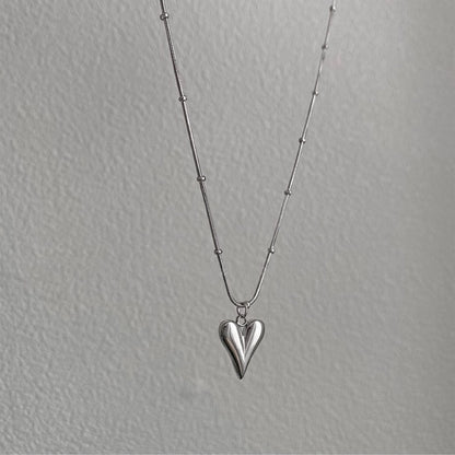 Heart Shape Horseshoe Necklace [304 Stainless Steel]