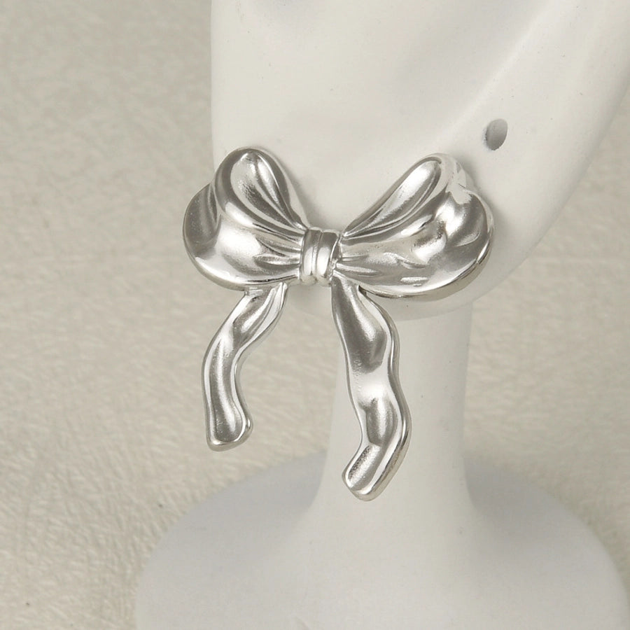 Bow Knot Stud øreringe [304 rustfrit stål]