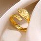 Mix Style Ring [304 Stainless Steel 18K Gold Plated]