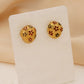 Retro Flower Stud Earrings [304 Stainless Steel]