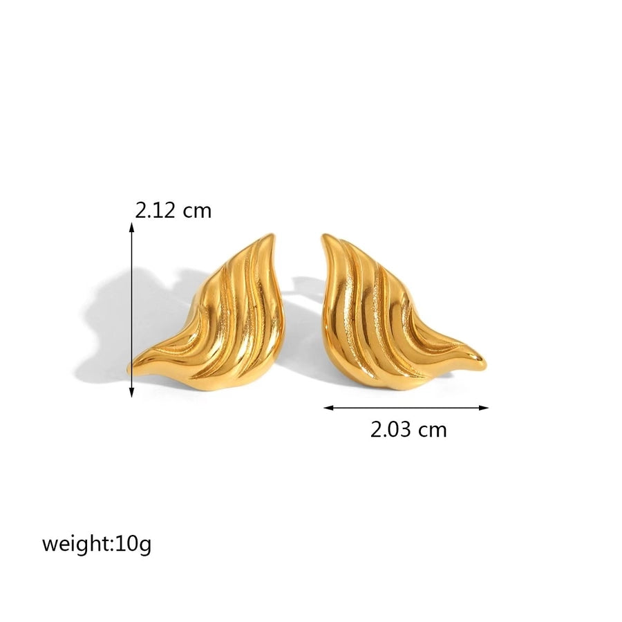 Orecchini di miscelazione disegni [304 acciaio inossidabile, oro 18K placcato]