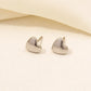 Heart Shape Earrings [304 Stainless Steel,18K Gold Plated]