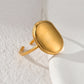 Mix Design Ring [304 Stainless Steel 14K Gold Plated]