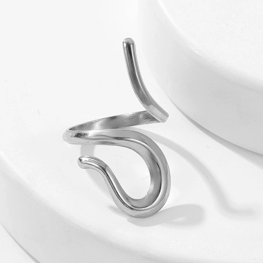 Fashion Snake Open Ring [Stainless Steel]