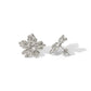 Five petal Flower Earrings [304 Stainless Steel,18K Gold Plated]