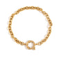 Hip-Hop Classic Style Streetwear Geometric 304 Stainless Steel 18K Gold Plated Bracelets In Bulk