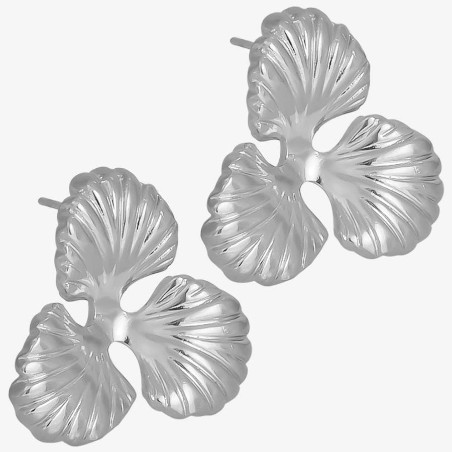 Flower Earrings [304 Stainless Steel]