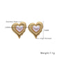 Heart Shape Artificial Pearls Earrings [304 Stainless Steel]