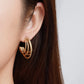 Multilayered Hoop Earrings [304 Stainless Steel]