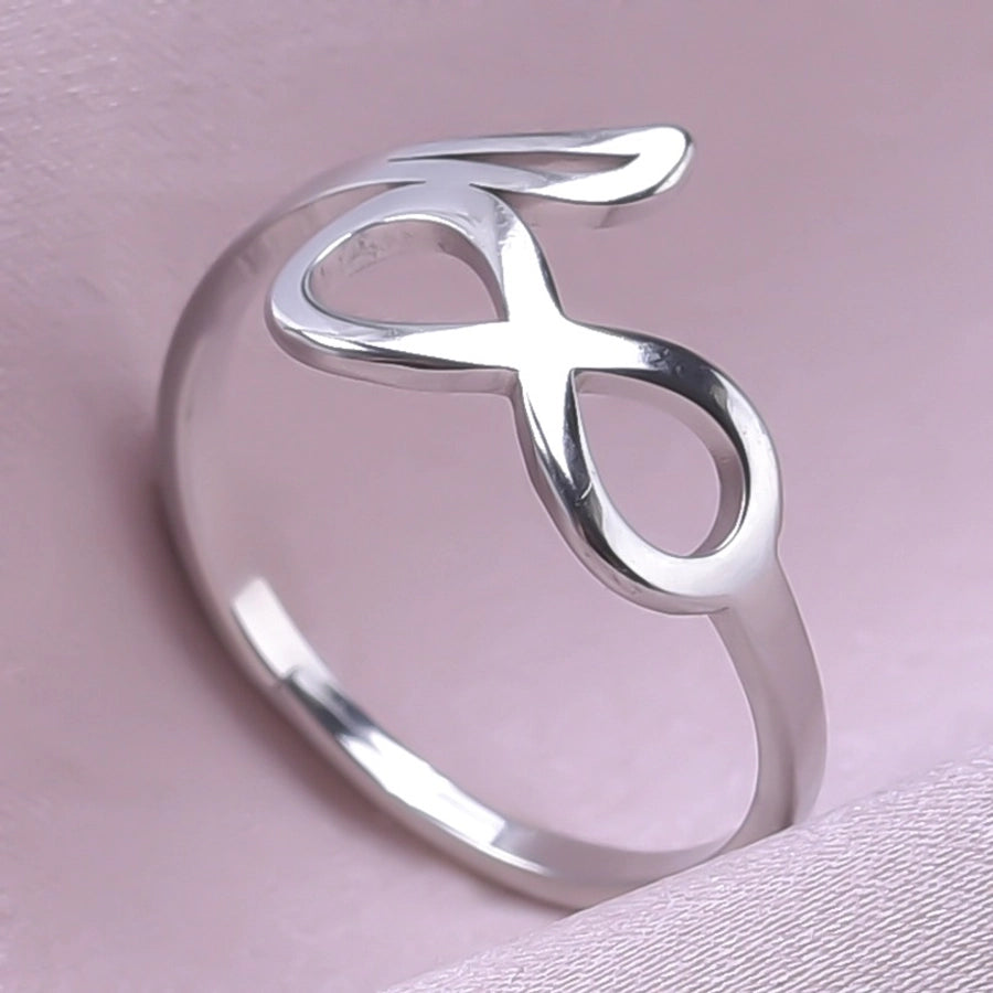 Anello Infinity [304 in acciaio inossidabile 18K oro placcato]