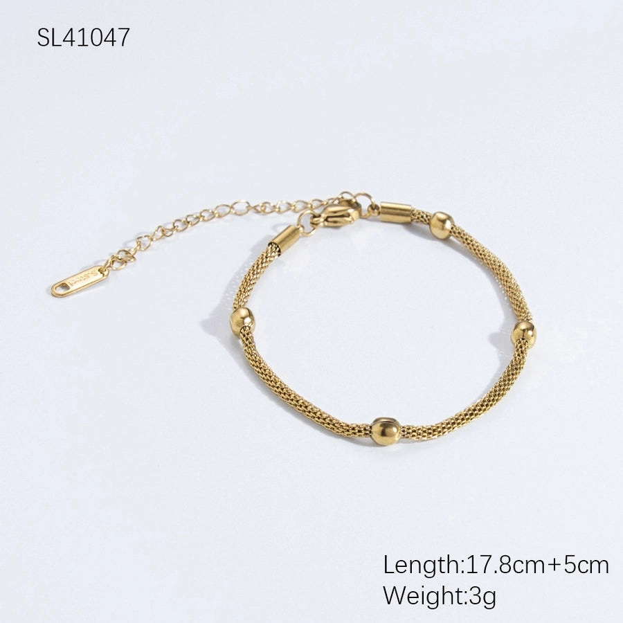 Bead Chain Bracelet [304 Stainless Steel]