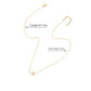 Letter Artificial Pearls Pendant Necklace [201,304 Stainless Steel]