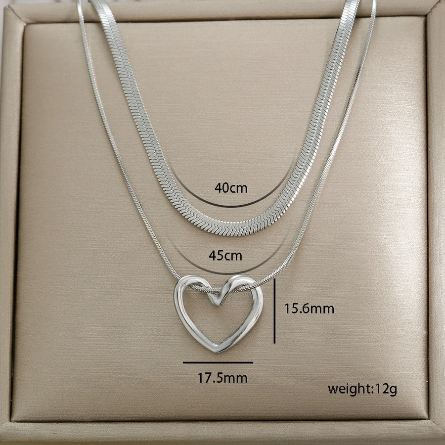 Double Layer Necklace [304 Stainless Steel]