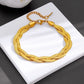 Braided Snake Chain Bracelets [304 Stainless Steel,18K Gold Plated]