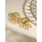 Beach Coral Shell Earrings [304 Stainless Steel,18K Gold Plated]